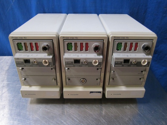 MARQUETTE Tram-Rac 4A  - Lot of 3 Module Rack