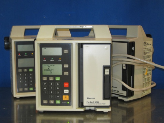 BAXTER Flo-Gard 6200  - Lot of 3 Pump IV Infusion