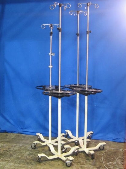 - Lot of 4 IV Poles
