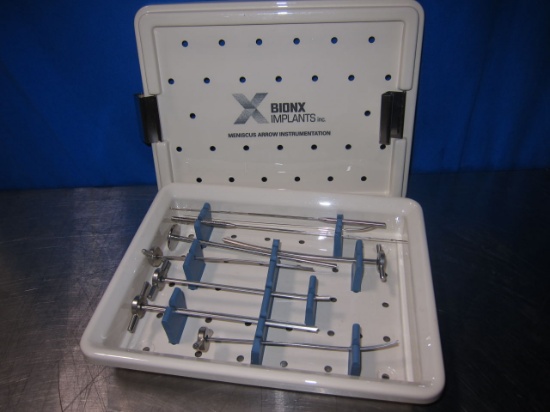 BIONX IMPLANTS Various Meniscus Arrow Instruments - Lot of 9