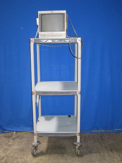 METROMAX PVM135 MD Workstation/Cart w/ Monitor