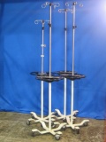 - Lot of 4 IV Poles