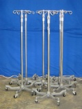 MEDLINE INDUSTRIES  - Lot of 6 IV Poles