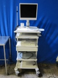 PENTAX VNL-1170K Laryngoscope Cart w/ Keyboard