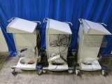 ERBE Vio-Cart Rolling Cart w/ Cables - Lot of 3 Electrosurgical Unit