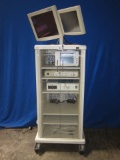 SMITH & NEPHEW Various Rolling Tower w/ Monitors, Digital Camera, and Light Source