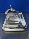 Hand Drill w/ Tray of Tools/Accessories