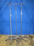 - Lot of 3 IV Poles