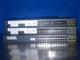 CISCO SYSTEMS Catalyst 2960 Series SI Ethernet Switches- Lot of 3