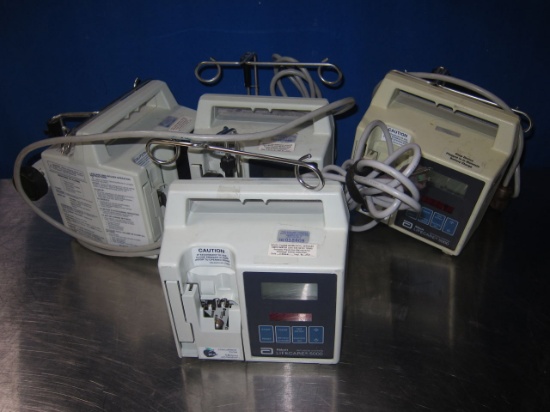 ABBOTT LABORATORIES Lifecare 5000  - Lot of 4 Pump IV Infusion