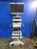 CONMED LINVATEC Various Rolling Tower w/HD Still capture module, monitor, keyboard