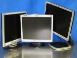 HEWLETT PACKARD HSTND- 22A01/HSTND-2A07  - Lot of 3 Display Monitor