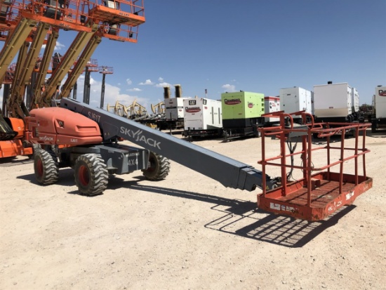 2014 SKYJACK SJ61T Telescoping Boom Lift, s/n 97001077, 67'3" Max Work Height, 61'3" Max Platform