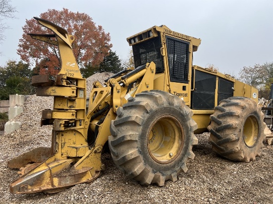 2004 TIGERCAT 724D Feller Buncher, s/n 7240614, 8863 Hours, w/ TIGERCAT 5702 Blade Head