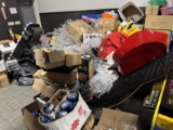 Large Lot Comprising Game Prizes Including Footballs, Stuffed Animals, Ohio