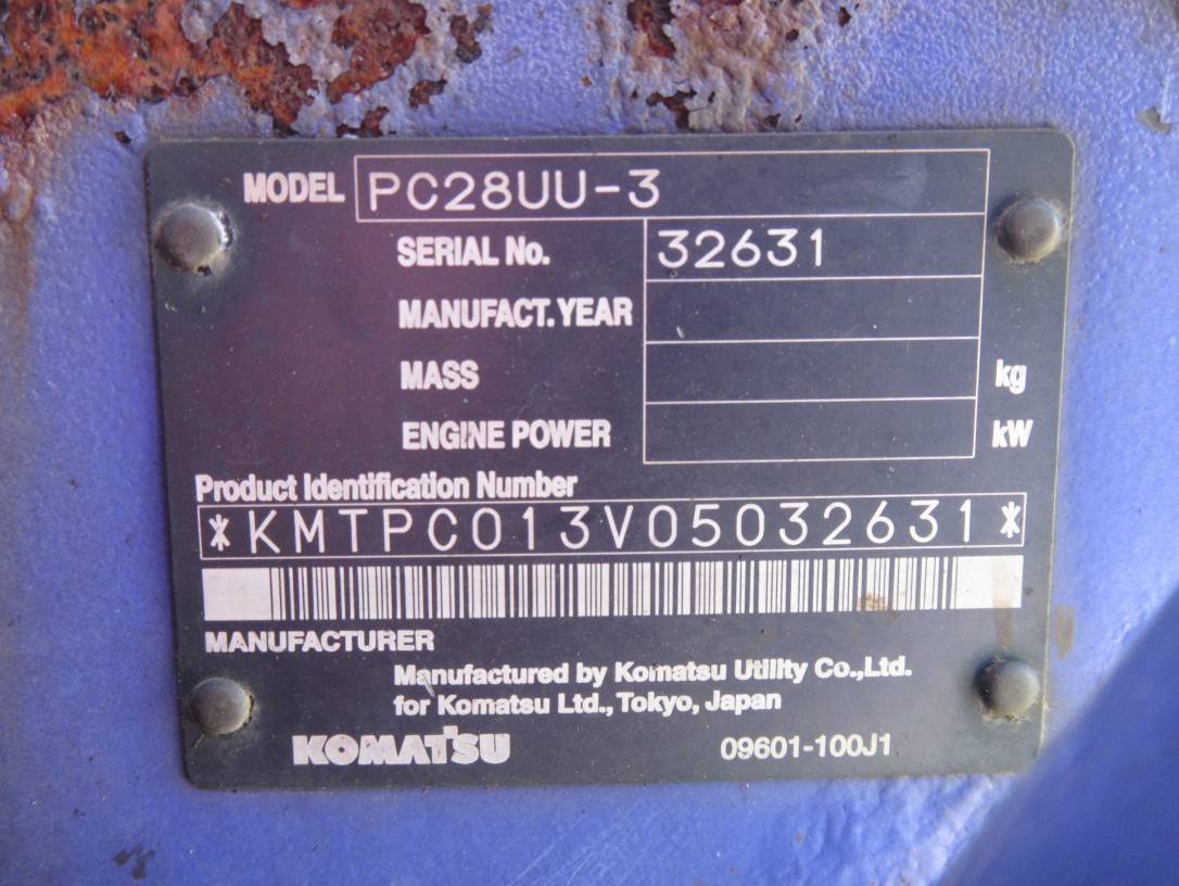 KOMATSU PC28UU-3 32631 | Proxibid