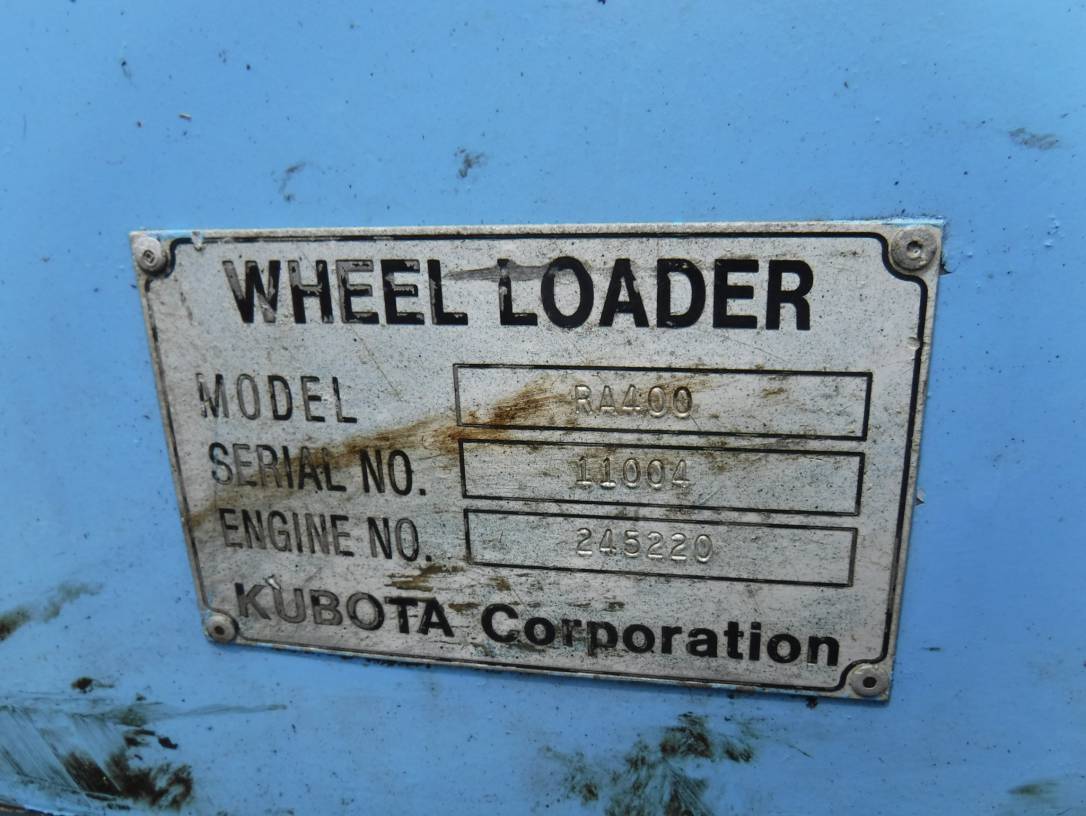 KUBOTA RA400 11004 | Proxibid