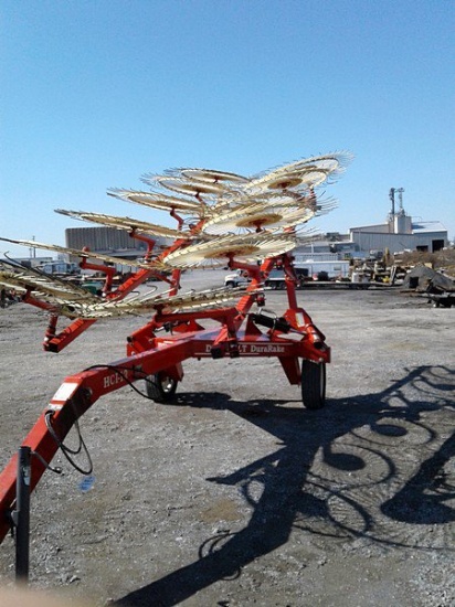 DuraBilt HCI12 Wheel Rake. Hydraulic Fold. Very Nice      / Onsite Lot#597