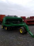 John Deere 750 10' Grain Drill w/ Grass Box, Dolly Wheel, & Markers. Nice S