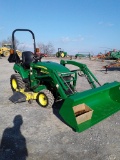 John Deere 2305 Compact Tractor w/ Loader & Mower. 1211 hrs. 4x4. Nice Unit