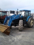NH TM155 Cab Tractor w/ Loader.      / Onsite Lot#460