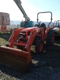 Kubota L3940 Compact Tractor w/ Loader. 2085 hrs. 4x4. Left Hand Shuttle