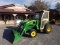 2003 John Deere 4210 Compact Tractor w/ Loader & Curtis Cab. 4x4. Hydro. Tu