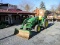 John Deere 4720 Compact Tractor w/ Loader & Backhoe. Hydro. 4x4. R4 Tires.