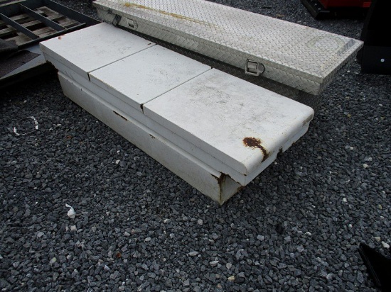 Steel Trk Box - Shallow box fits full sized trucks / Onsite Lot #820