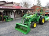 2005 John Deere 790 Compact Tractor w/ Loader. 4x4. Gear. R4 Tires. ONLY 15