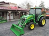 2008 John Deere 4720 Compact Tractor w/ Loader & Cab. 4x4. Hydro. R4 Tires.