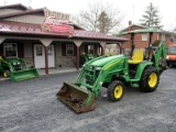 2006 John Deere 3520 Tractor, Loader, Backhoe. Hydro. 4x4. Canopy. 3pt Arms