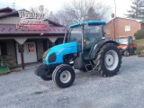 Landini PowerFarm 95 Cab Tractor. 2wd. Front & Wheel Weights. Good Rubber.