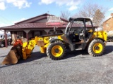 JCB 535-140 Hi Vis Telehandler w/ Forks & Bucket. OROPS. 2040 hrs. Nice / O