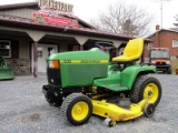 John Deere 445 Garden Tractor. All Wheel Steer. 22hp Kawasaki. 60