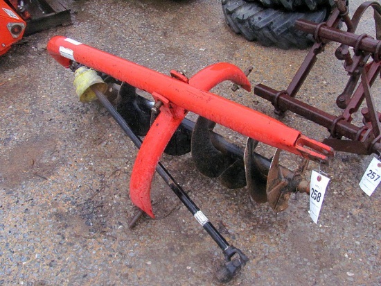 Tractor Supply 3pt. Post Hole Digger. Works Good / Onsite Lot# 258