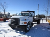 1998 Ford Medium Duty Flatbed Truck