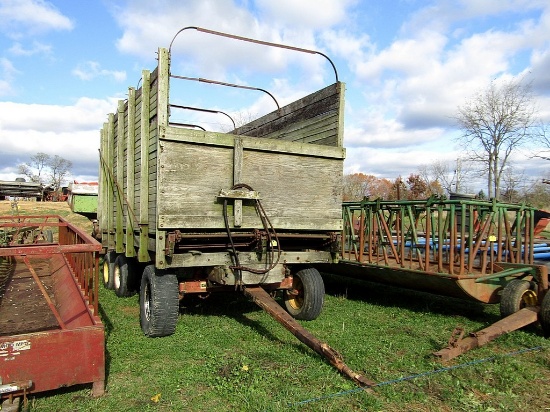Open Top, Rear Unload Silage Wagon
