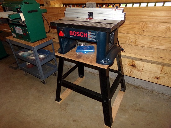 Bosch Plunge Router, w/RA1180 Table mounted on stand  -  MODEL 16176