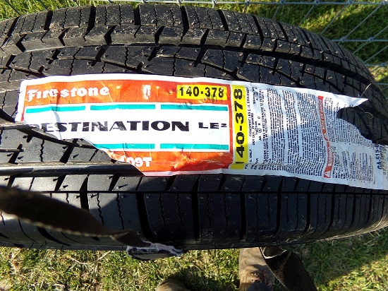 New 1 - Firestone "Destination"  P235/75R16 Tire