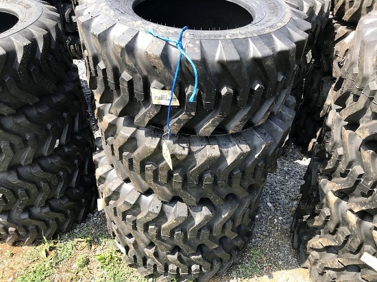 Skid Steer Tires, Set of 4 'New'