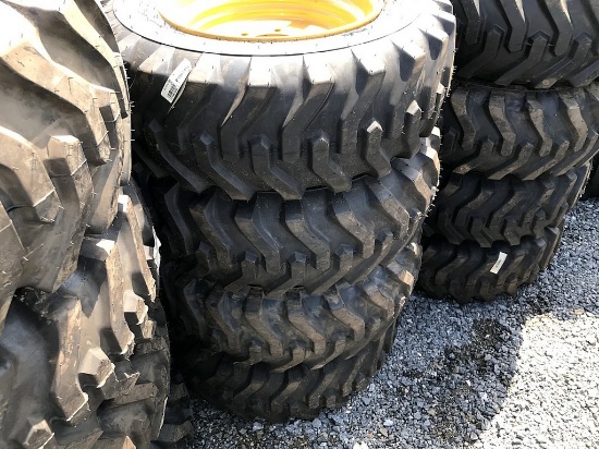 Skid Steer Tires & Wheels, Set of 4 'New'