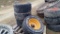 Skid Steer Tires & Wheels 'Set of 4 - Used'