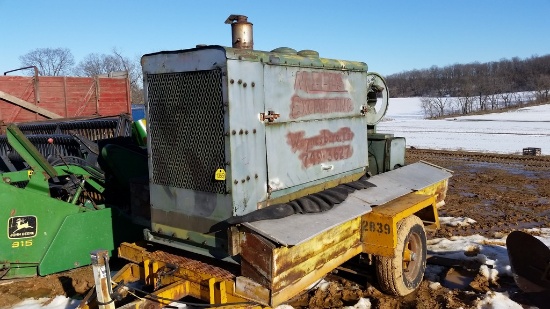 Air Compressor On Trailer 'No title'