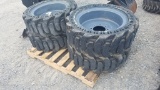 Solid Skid Steer Tires and Wheels