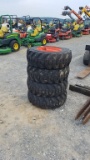 Skid Steer Tires & Wheels   'Set of 4'