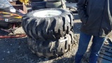 Tires on Wheels   'Pair of 2'