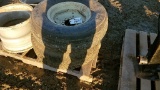 Wagon Tires & Wheels   'Pair of 2'