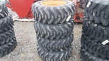 Camso SK332 Skid Steer Tires & wheels 'Set of 4 -New'