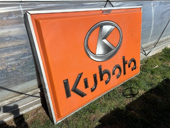 Kubota  Lighted Kubota Sign